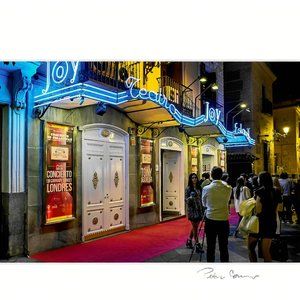 News At Joy Eslava Theater Spain Photographic Art Print 9x12" Signed Matting